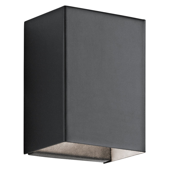 Kichler 49550BKTLED LED Outdoor Wall Mount, Textured Black