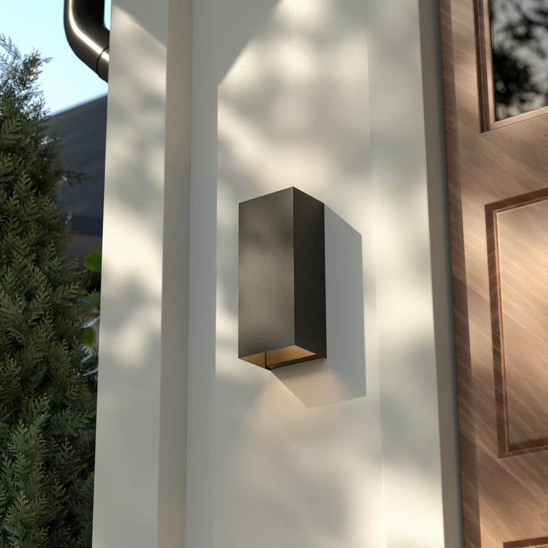 Kichler 49551BKTLED LED Outdoor Wall Mount, Textured Black