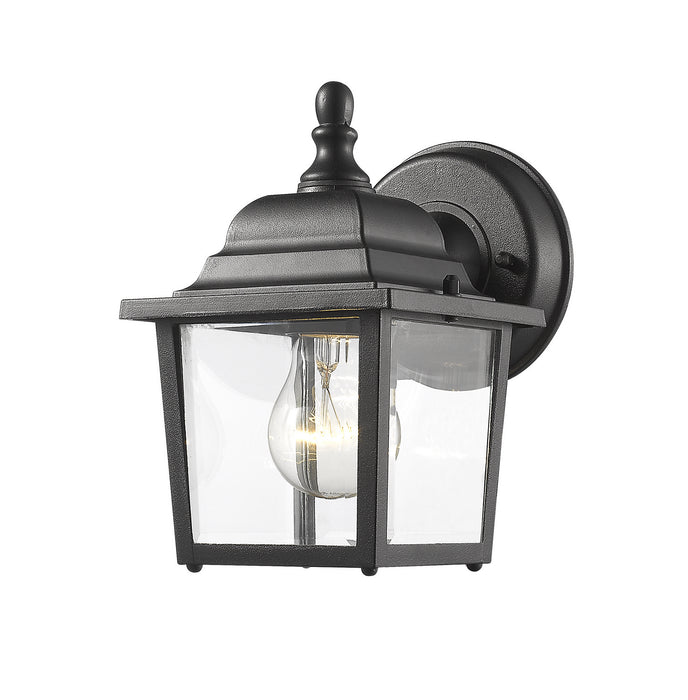 Z-Lite 546BK One Light Outdoor Wall Light, Black