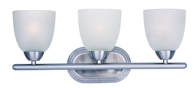 Maxim 11313FTPC Three Light Bath Vanity, Polished Chrome