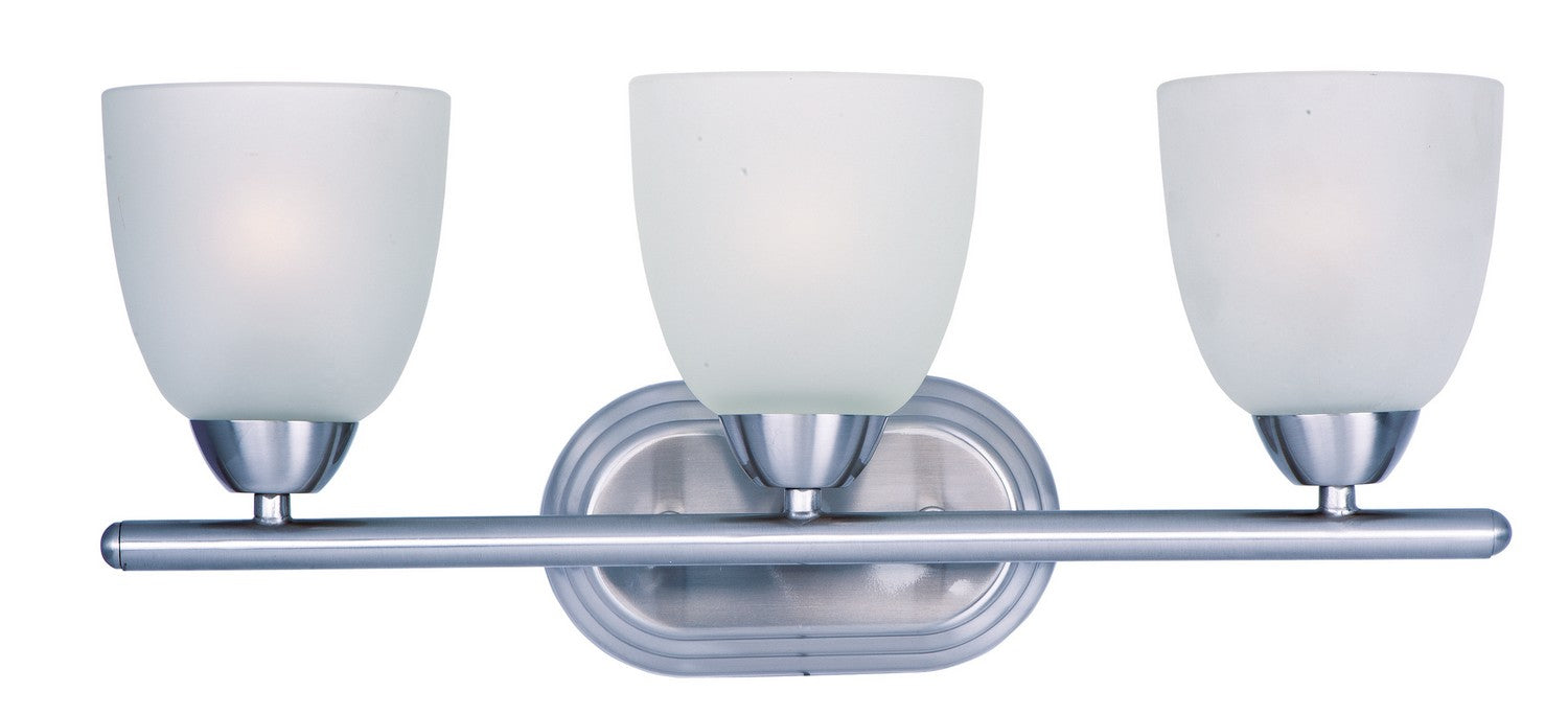 Maxim 11313FTPC Three Light Bath Vanity, Polished Chrome