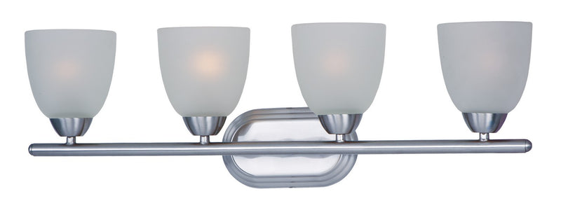 Maxim 11314FTPC Four Light Bath Vanity, Polished Chrome