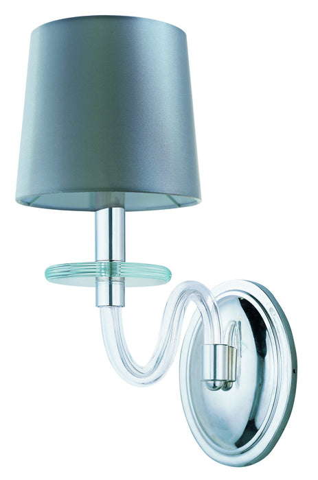 Maxim 27541CLPN One Light Wall Sconce, Polished Nickel