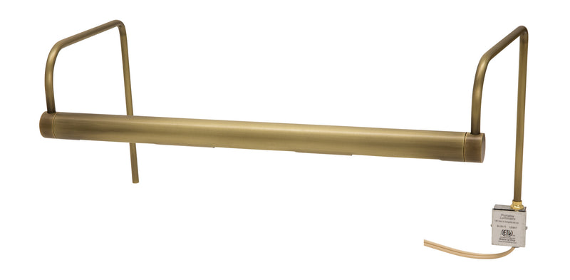 House of Troy SL16-71 Three Light Picture Light, Antique Brass