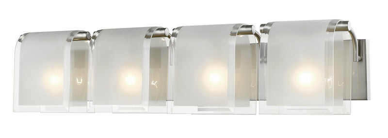 Z-Lite 169-4V-BN Four Light Vanity, Brushed Nickel