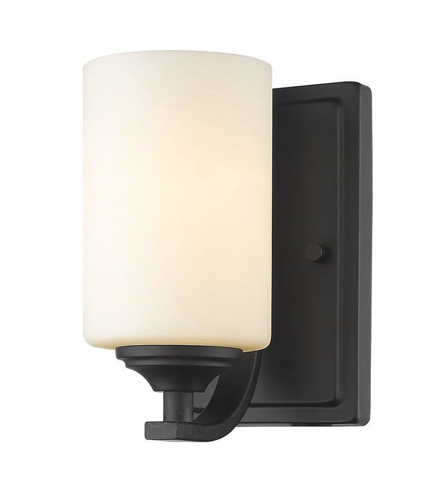 Z-Lite 435-1S-BRZ One Light Wall Sconce, Bronze
