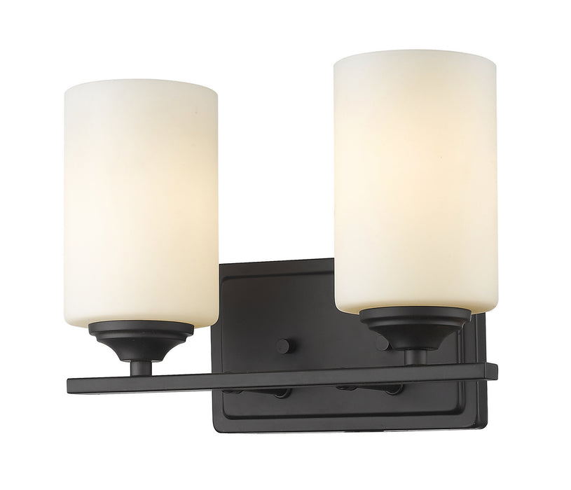 Z-Lite 435-2V-BRZ Two Light Vanity, Bronze