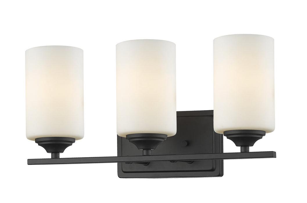 Z-Lite 435-3V-BRZ Three Light Vanity, Bronze