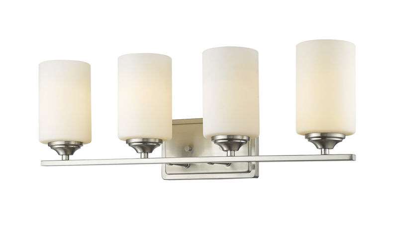 Z-Lite 435-4V-BN Four Light Vanity, Brushed Nickel