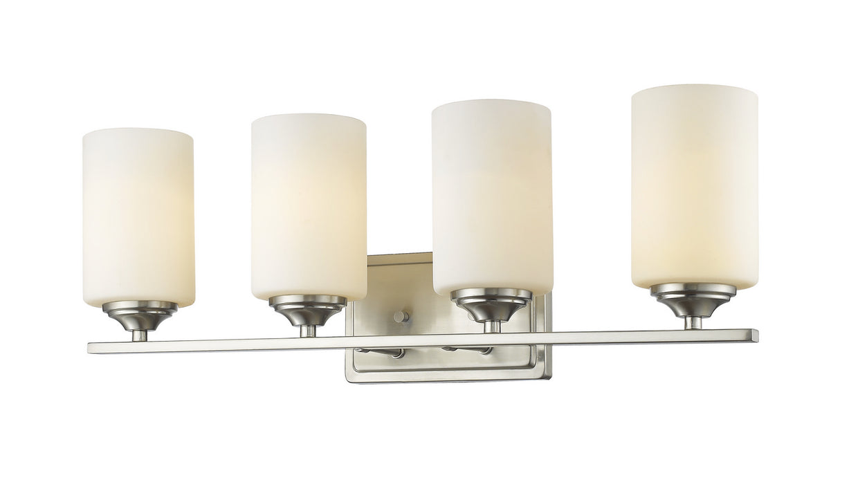 Z-Lite 435-4V-BN Four Light Vanity, Brushed Nickel
