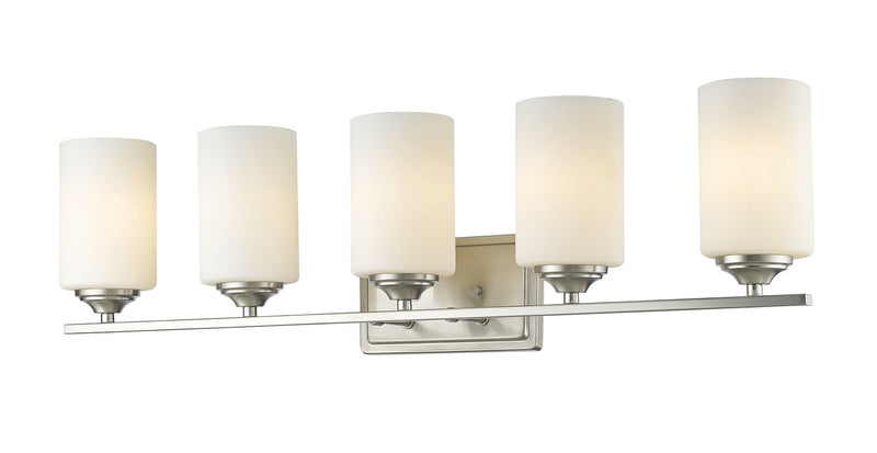 Z-Lite 435-5V-BN Five Light Vanity, Brushed Nickel
