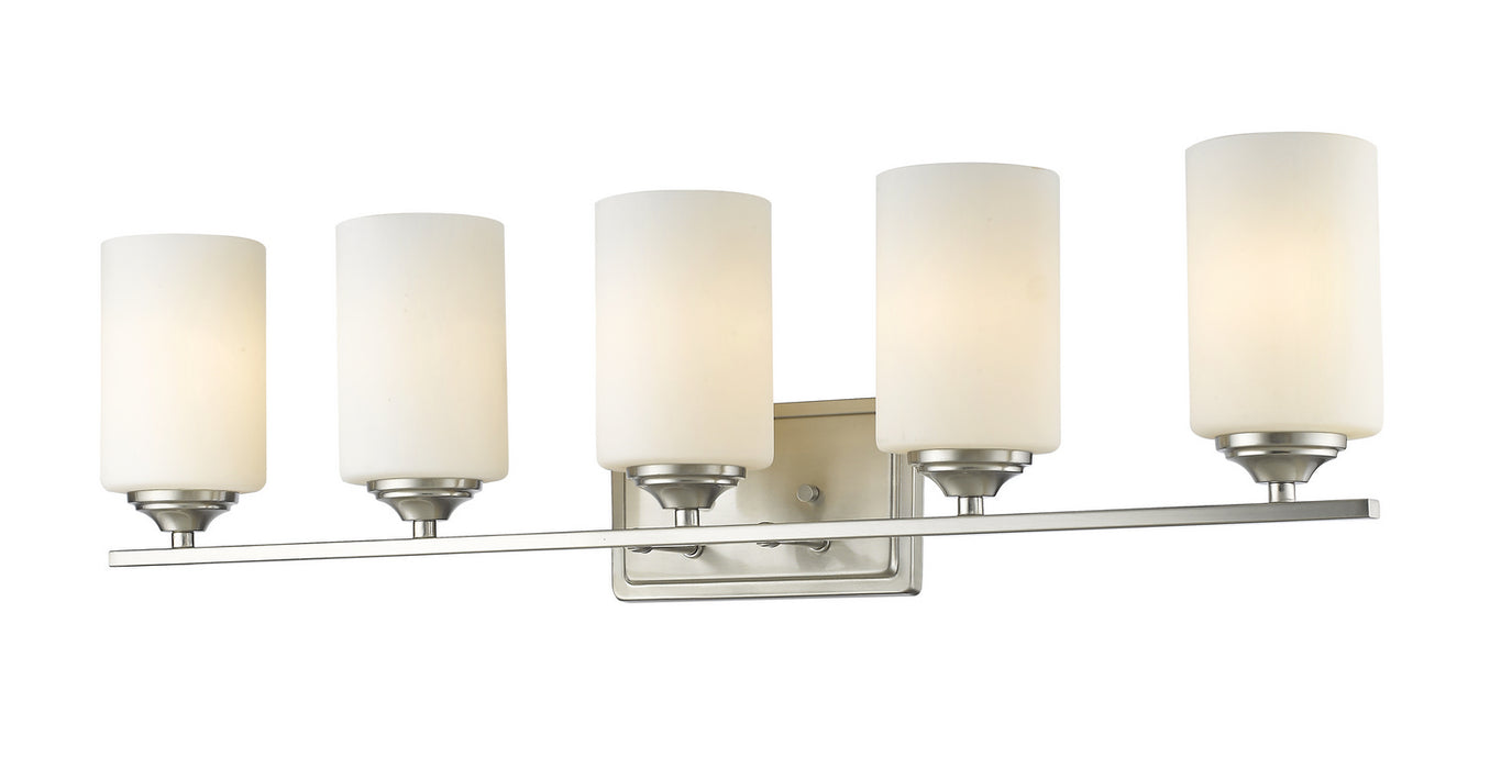 Z-Lite 435-5V-BN Five Light Vanity, Brushed Nickel