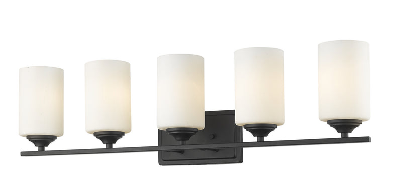 Z-Lite 435-5V-BRZ Five Light Vanity, Bronze
