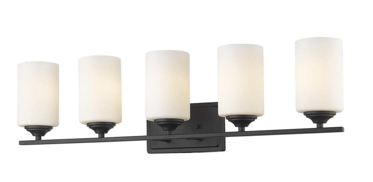 Z-Lite 435-5V-BRZ Five Light Vanity, Bronze