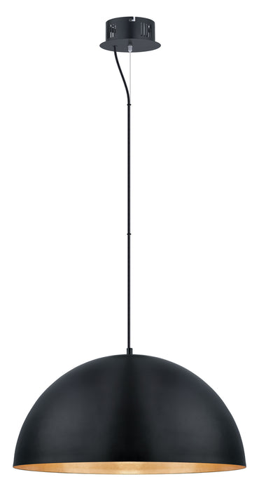 Eglo USA 201294A LED Pendant, Black/Gold