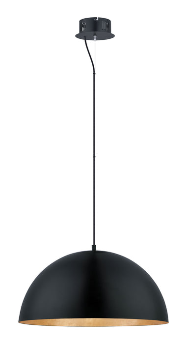 Eglo USA 94228A LED Pendant, Black/Gold