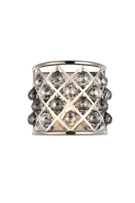 Elegant Lighting 1214W11PN-SS/RC One Light Wall Sconce, Polished Nickel