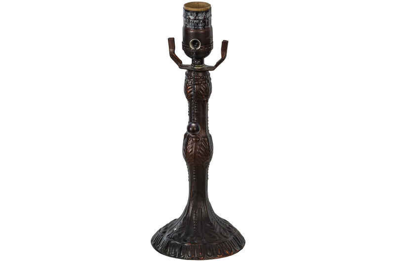 Meyda Tiffany 10129 One Light Table Base, Mahogany Bronze