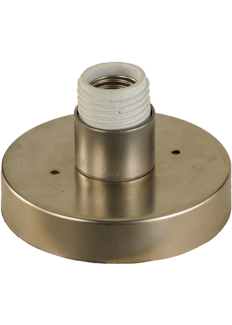 Meyda Tiffany 107707 One Light Table Base Hardware, Nickel