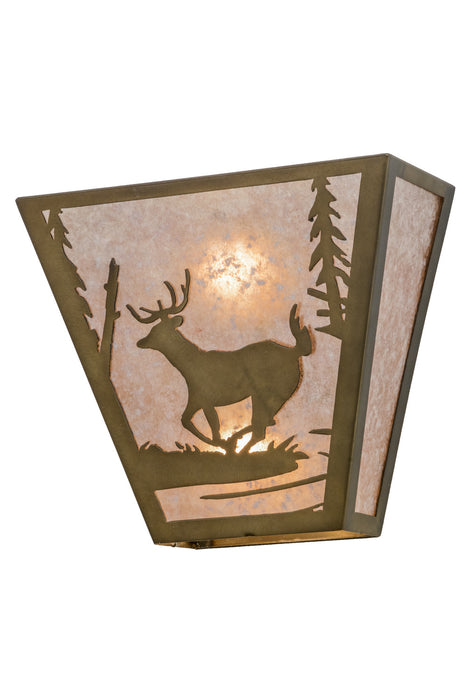 Meyda Tiffany 108531 Two Light Wall Sconce, Antique Copper
