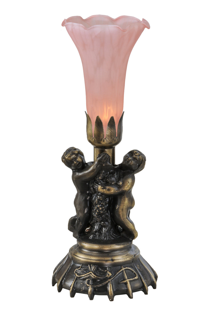 Meyda Tiffany 11015 One Light Mini Lamp, Antique Bronze