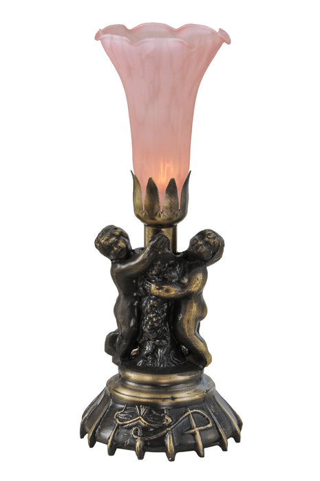 Meyda Tiffany 11015 One Light Mini Lamp, Antique Bronze