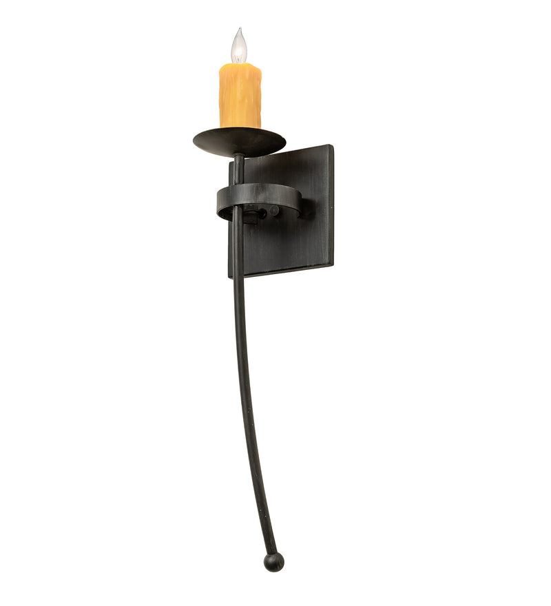 Meyda Tiffany 115833 One Light Wall Sconce, Antique Iron Gate