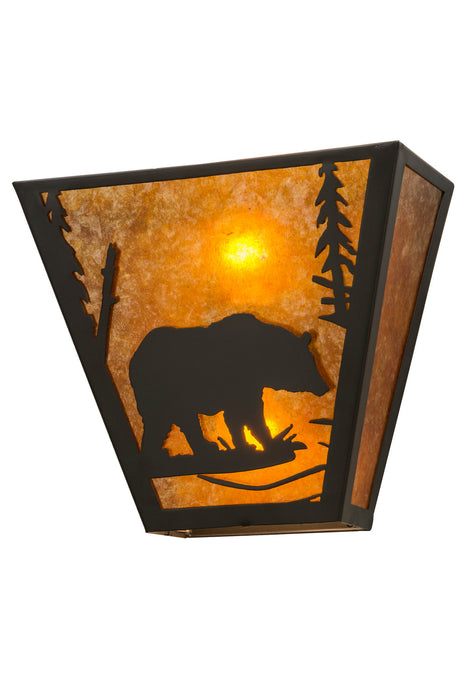 Meyda Tiffany 116311 Two Light Wall Sconce, Timeless Bronze