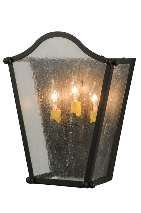 Meyda Tiffany 116714 Three Light Wall Sconce, Copper Rust