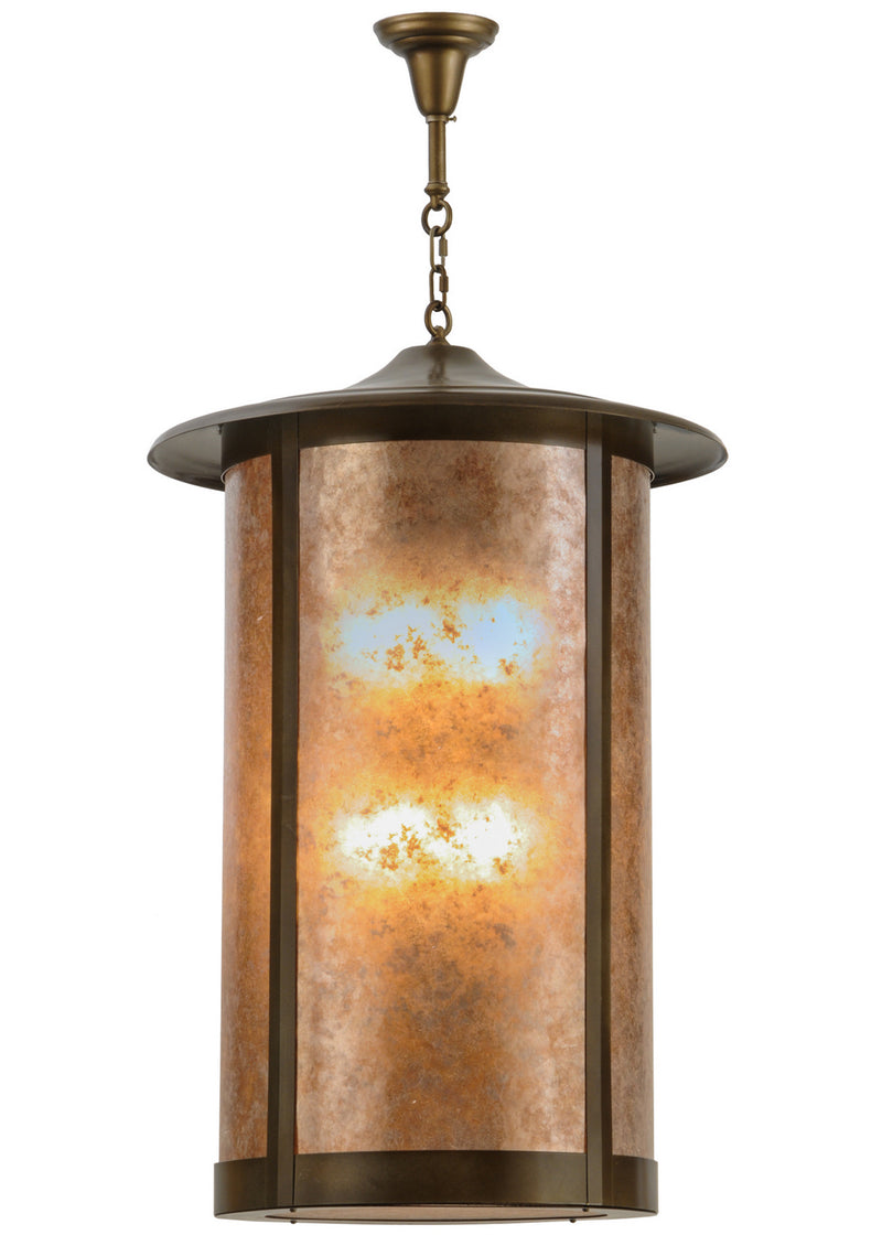 Meyda Tiffany 119096 Eight Light Pendant, Antique Copper