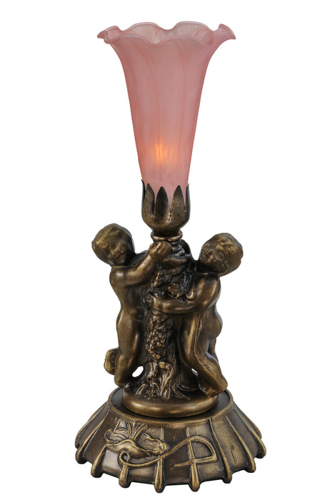 Meyda Tiffany 12522 One Light Mini Lamp, Mahogany Bronze