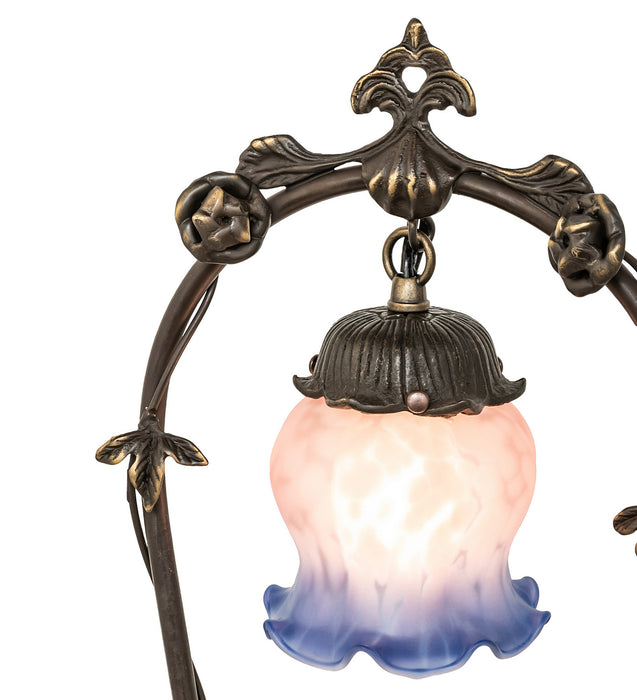 Meyda Tiffany 12655 One Light Accent Lamp, Mahogany Bronze