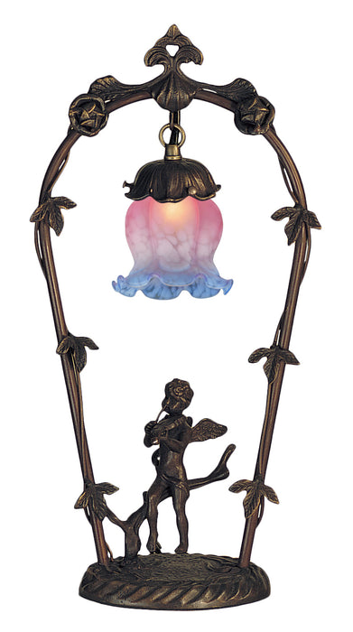 Meyda Tiffany 12655 One Light Accent Lamp, Mahogany Bronze