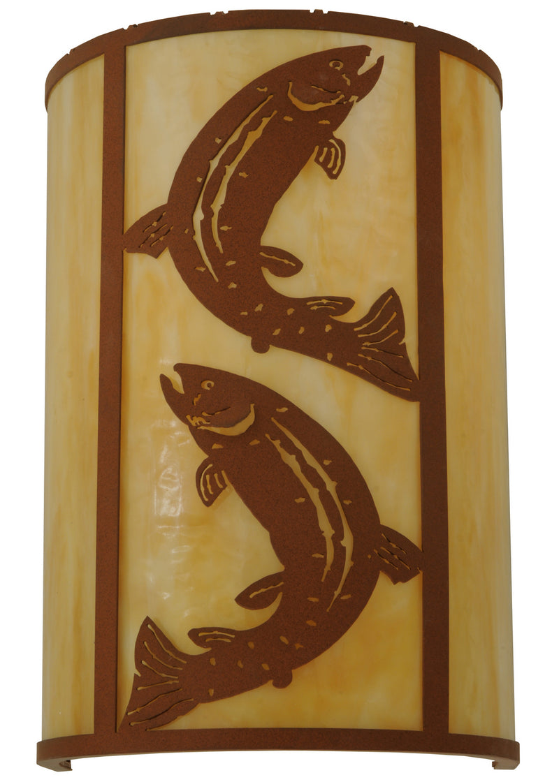 Meyda Tiffany 130803 One Light Wall Sconce, Earth