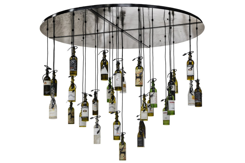 Meyda Tiffany 133795 30 Light Chandelier, Satin Clear