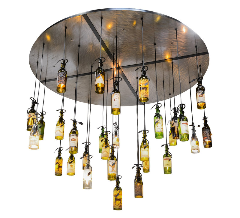 Meyda Tiffany 133795 30 Light Chandelier, Satin Clear