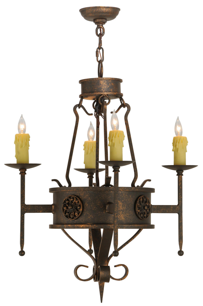 Meyda Tiffany 136537 Four Light Chandelier, Custom
