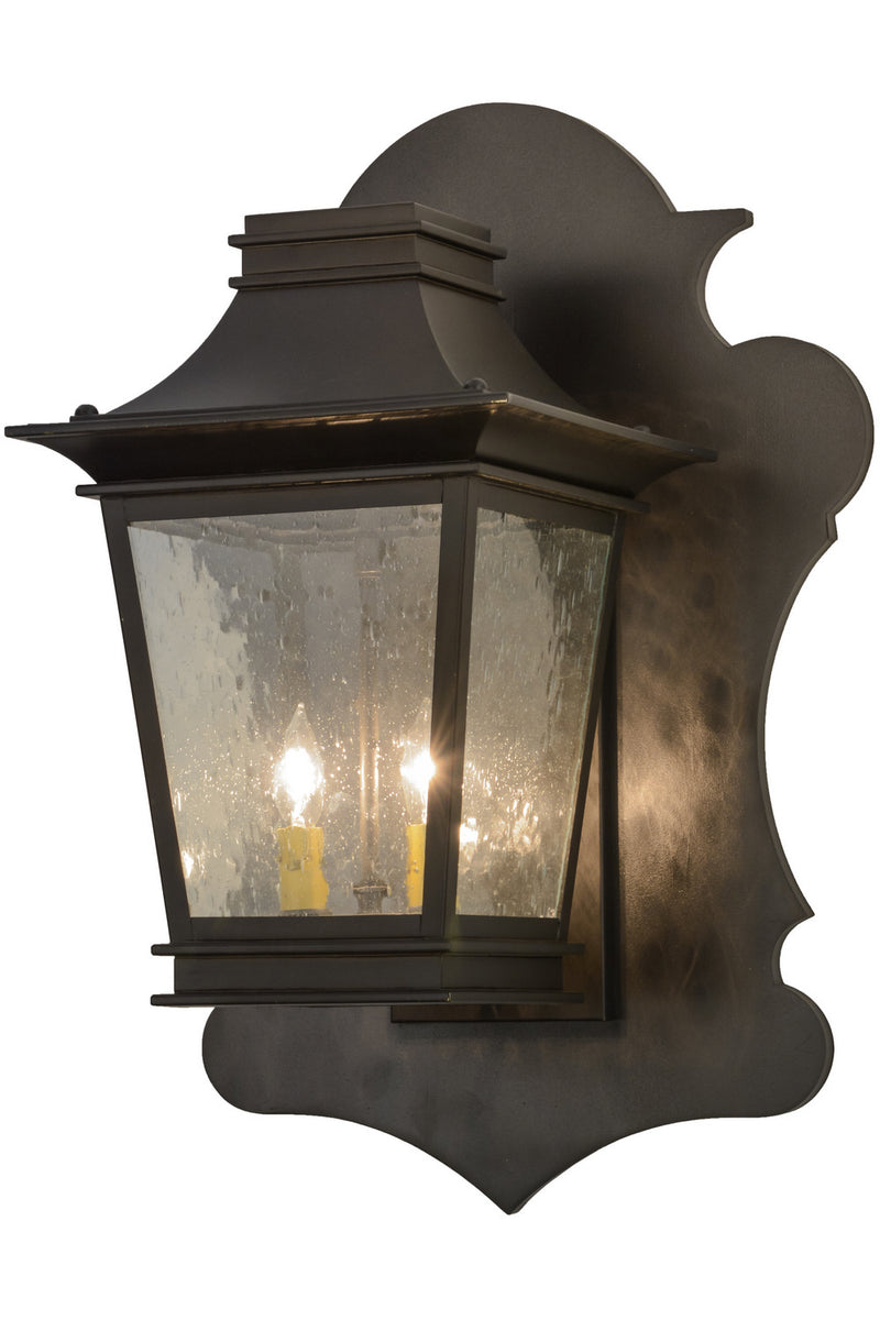 Meyda Tiffany 137505 Two Light Wall Sconce, Timeless Bronze