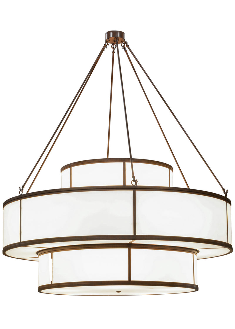 Meyda Tiffany 138688 20 Light Pendant, Rustic Iron
