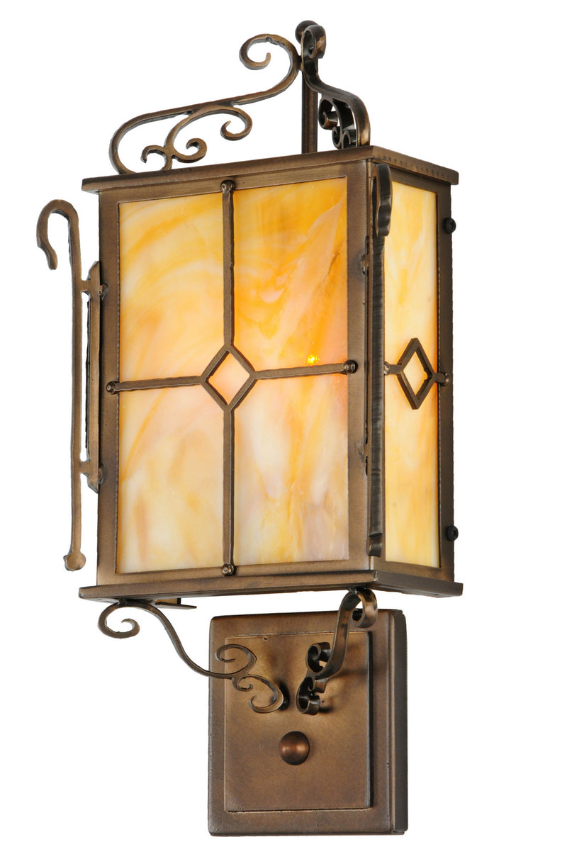 Meyda Tiffany 139395 Two Light Wall Sconce, Antique Copper