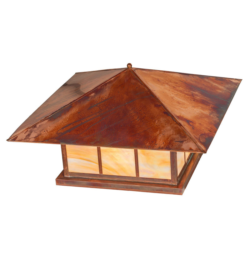 Meyda Tiffany 140329 Four Light Pier Mount, Vintage Copper