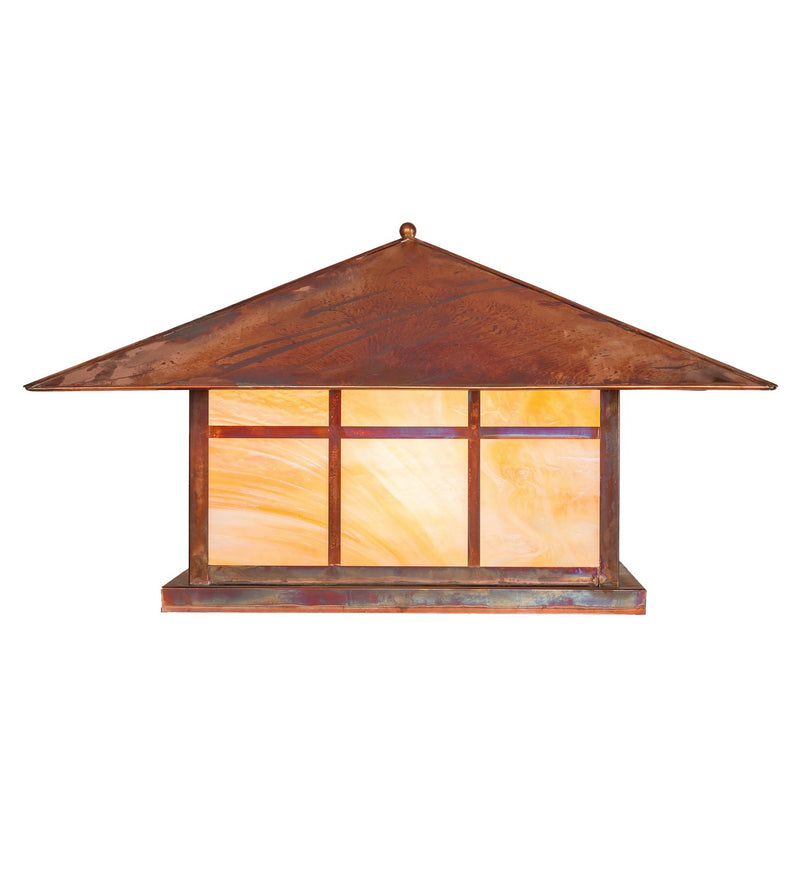 Meyda Tiffany 140329 Four Light Pier Mount, Vintage Copper