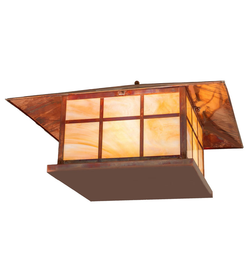 Meyda Tiffany 140329 Four Light Pier Mount, Vintage Copper