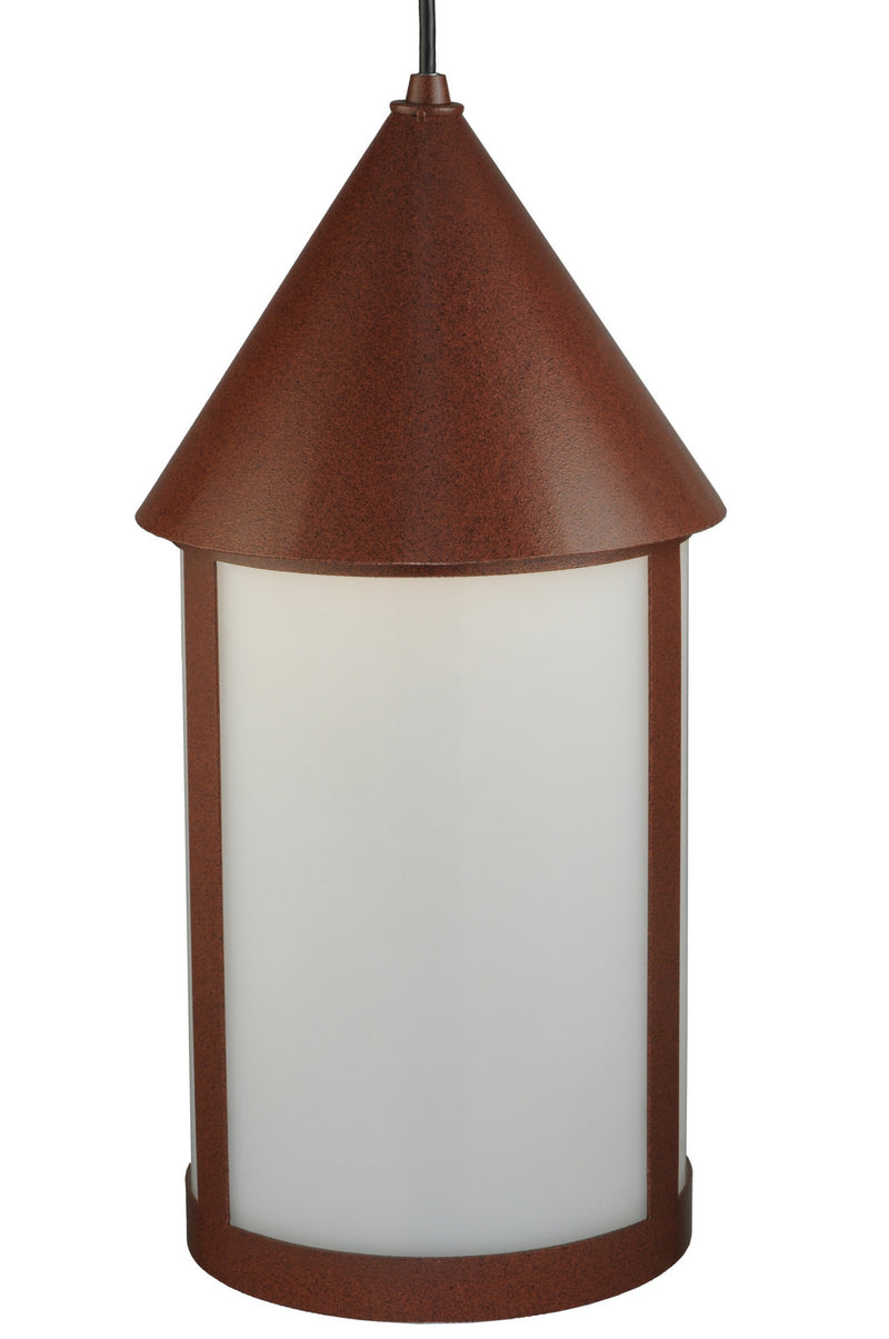 Meyda Tiffany 140759 One Light Pendant, Rust