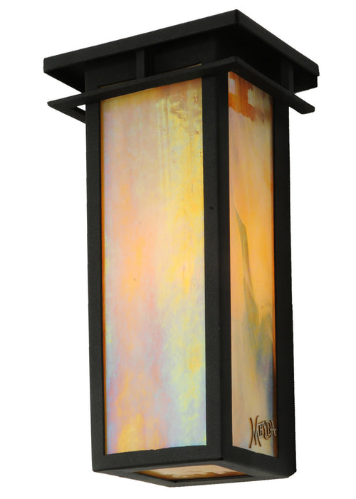 Meyda Tiffany 142020 One Light Wall Sconce, Textured Black