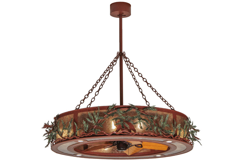 Meyda Tiffany 142069 12 Light Chandel-Air, Rust