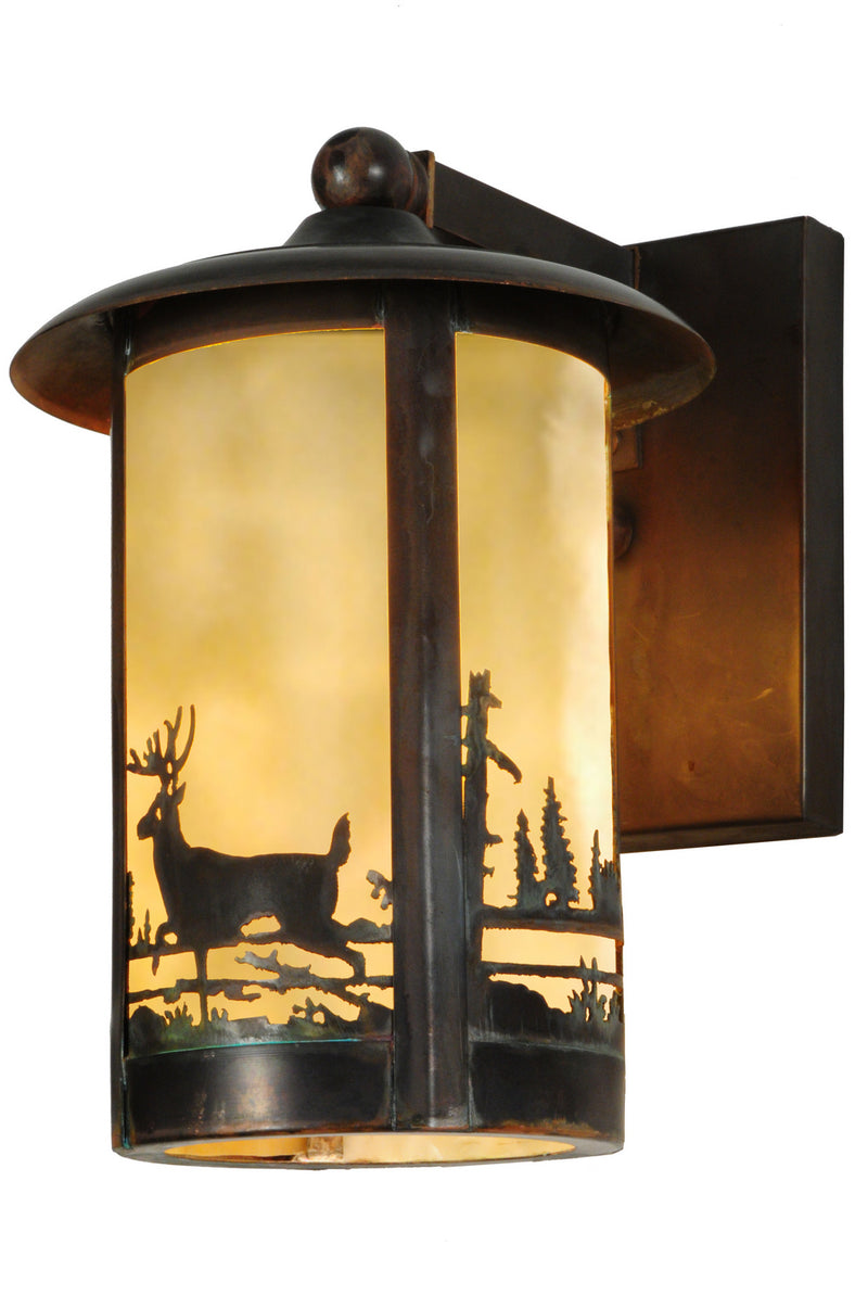 Meyda Tiffany 142107 One Light Wall Sconce, Vintage Copper