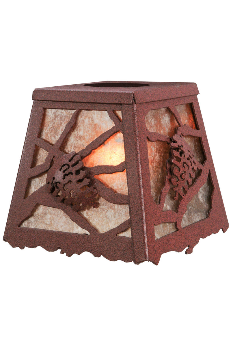 Meyda Tiffany 142630 Shade, Rust/Wrought Iron