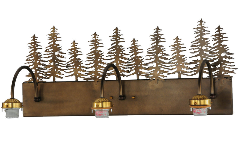 Meyda Tiffany 143374 Three Light Vanity Hardware, Antique Copper