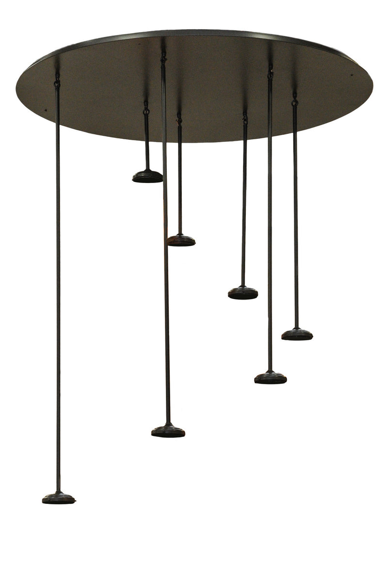 Meyda Tiffany 143749 Seven Light Pendant Hardware, Timeless Bronze
